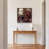 Vintage Saxophone and Top Hat – Hallway