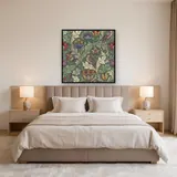 Sage Acanthus Curling Leaf Pattern – Bedroom