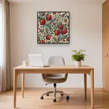 Large Pomegranate and Leaf Pattern – Office