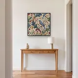 Bluebird Among Blossoms Floral Pattern – Hallway