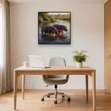 Hippo Family River Splash – Office