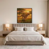 Cheetah Sprint Across the Savannah – Bedroom