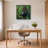 Emerald Rainforest Gorilla Portrait – Office