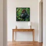 Emerald Rainforest Gorilla Portrait – Hallway