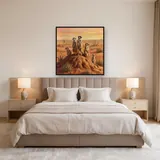 Meerkat Sentinels on Desert Watch – Bedroom