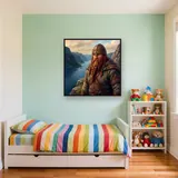 Braided Beard Warrior at Fjord – Kids room