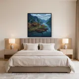 Fjordside Viking Village with Longhouses – Bedroom