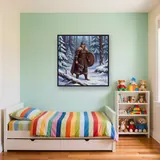 Shield Maiden Snowy Forest – Kids room