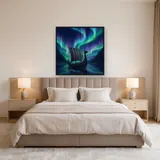 Longship Under the Northern Lights – Bedroom