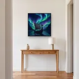 Longship Under the Northern Lights – Hallway