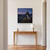 Viking Chief with Wolf on Hilltop – Hallway