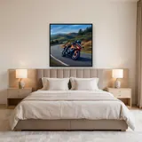 Sport Motorcycle Mountain Lean – Bedroom