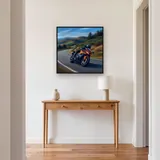 Sport Motorcycle Mountain Lean – Hallway