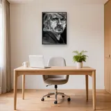 Portrait of Renaud in Black and White – Office