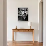 Portrait of Renaud in Black and White – Hallway