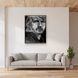 Portrait of Renaud in Black and White – Living room