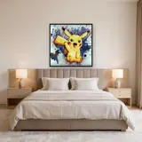 Diamond Painting Pokémon Pikachu Aquarelle Pop – Chambre