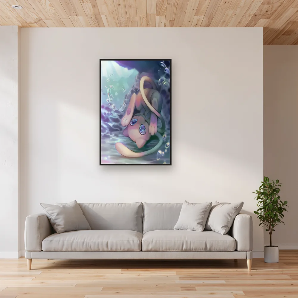 Diamond Painting Pokémon Le Rêve Aquatique de Mew – Salon
