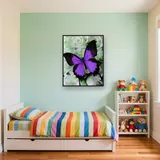 Butterfly: Purple Elegance – Kids room