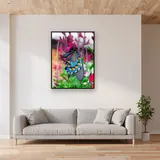 Pittura a diamante Farfalla: il fulgore dei saggi – Soggiorno