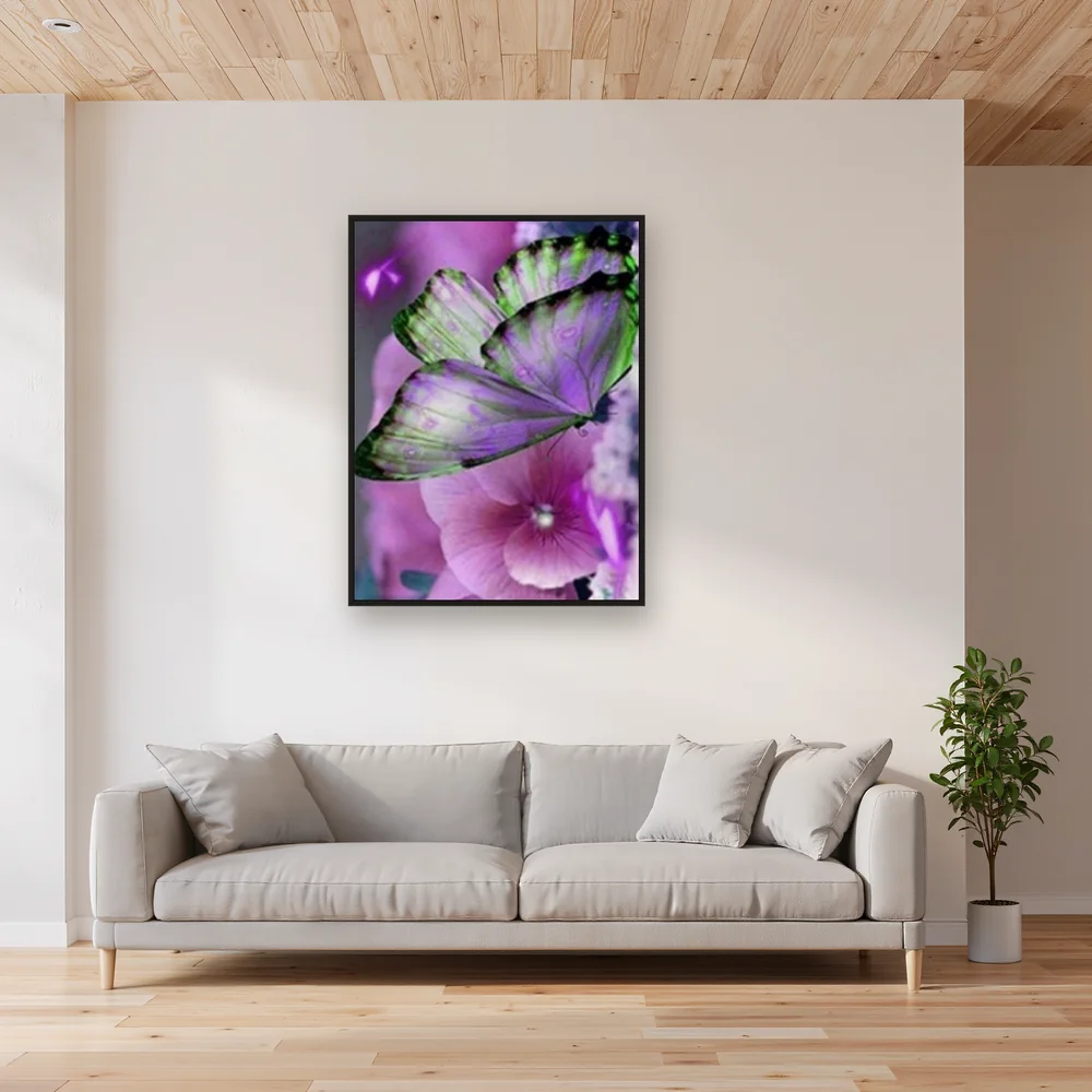 Butterfly: Amethyst Radiance – Living room