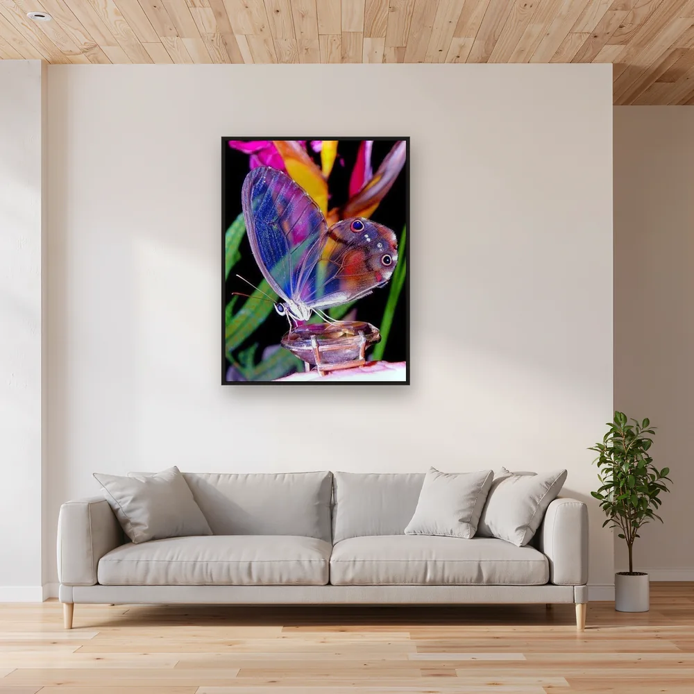 Pittura a diamante Farfalla: la farfalla gioiello – Soggiorno