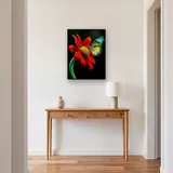 Butterfly: Radiance on a Red Flower – Hallway