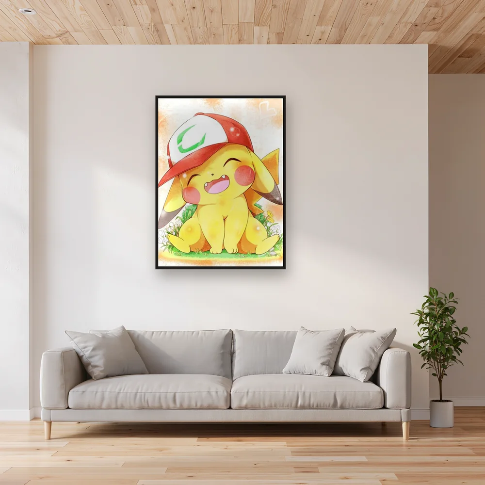 Diamond Painting Pokémon Le Sourire du Dresseur – Salon