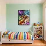 Diamond Painting Pokémon La Dynastie d'Évoli – Enfant