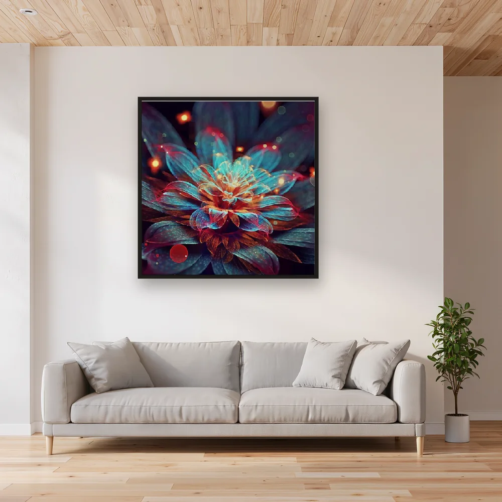 Fiore astrale con bagliori magici – Soggiorno