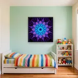 Mandala di fiori celestiali – Cameretta