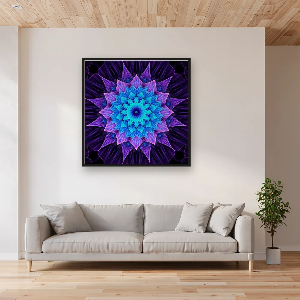 Mandala di fiori celestiali – Soggiorno