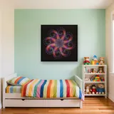 Mandala a spirale cosmica – Cameretta