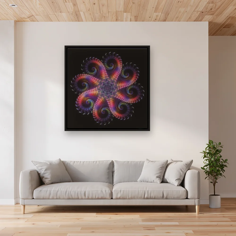 Mandala a spirale cosmica – Soggiorno