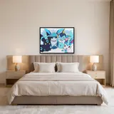 Diamond Painting Pokémon Das Polar-Quartett – Schlafzimmer
