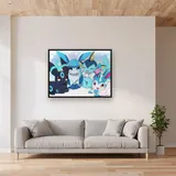 Diamond Painting Pokémon Das Polar-Quartett – Wohnzimmer
