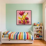 Diamond Painting Pokémon Pikachu Déclaration d'Amour – Enfant
