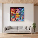 Diamond Painting Pokémon L'Épopée des Champions – Salon