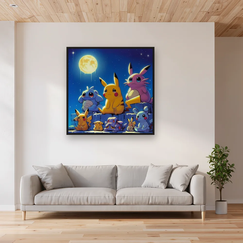 Diamond Painting Pokémon Complainte au Clair de Lune – Salon