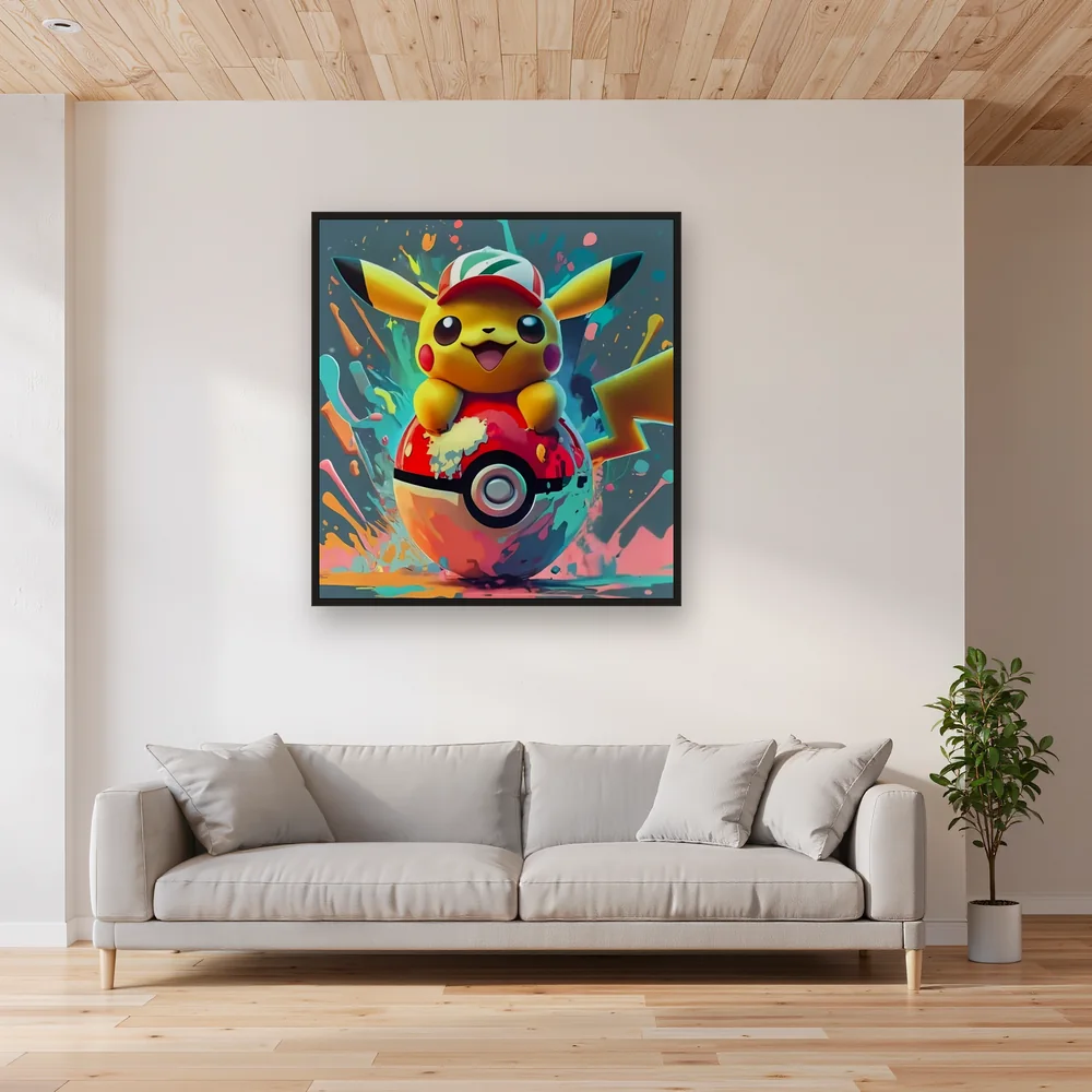 Diamond Painting Pokémon Pikachu Pop Art – Salon