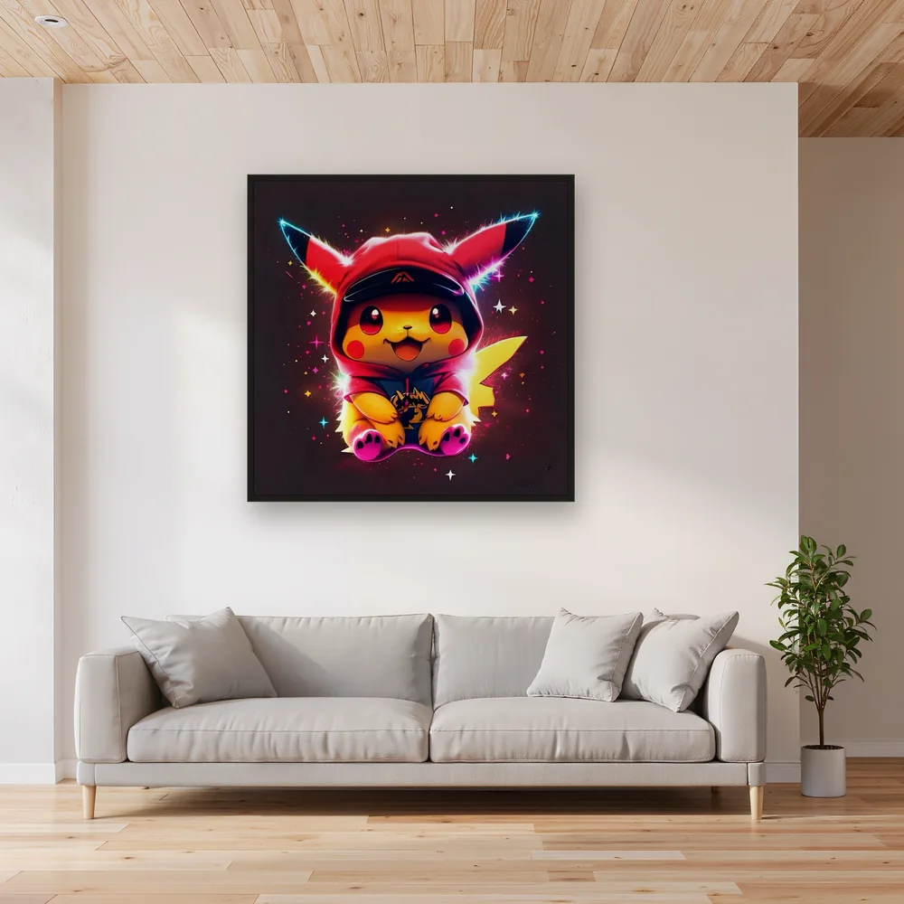 Diamond Painting Pokémon Pikachu Éclat Stellaire – Salon