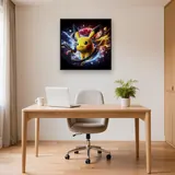 Diamond Painting Pokémon Pikachu Vortex Électrique – Bureau