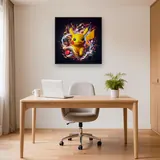 Diamond Painting Pokémon Pikachu Flux d'Énergie – Bureau