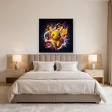 Diamond Painting Pokémon Pikachu Flux d'Énergie – Chambre