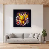 Diamond Painting Pokémon Pikachu Flux d'Énergie – Salon