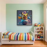 Diamond Painting Pokémon Pikachu Festival des Bulles – Enfant