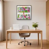 Diamond painting personnalisé avec Prénom – Bureau