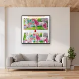 Diamond painting personnalisé avec Prénom – Salon