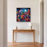 Diamond Painting Città Pop Art Moderna – Ingresso