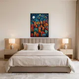 Diamond Painting Villaggio sotto la Luna Piena – Camera